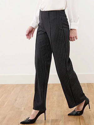 Trisha Wide-Leg Trouser Scuba Crepe