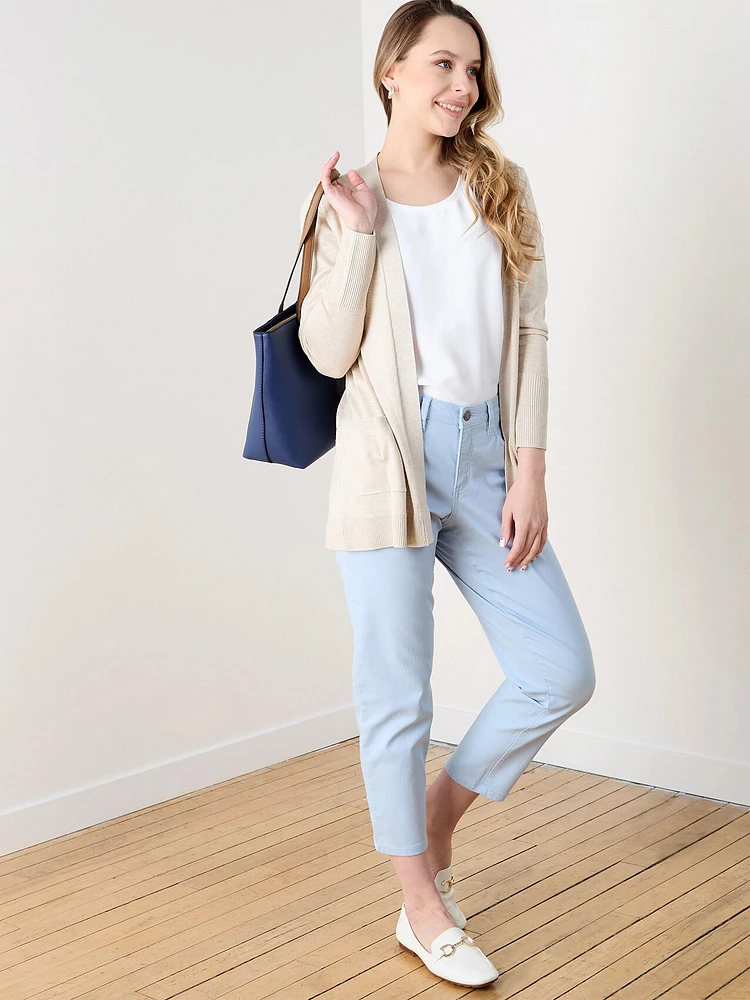 Petite Cap Sleeve Relaxed Fit Top