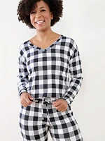 Soft V-Neck Jogger Pajama Set