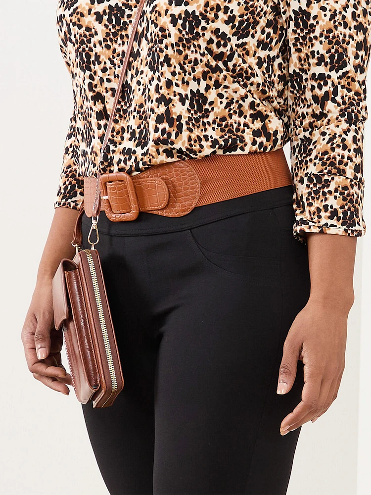 Crocodile Stretch Belt