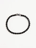 Black Crystal Tennis Bracelet