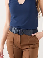 Crocodile Stretch Belt