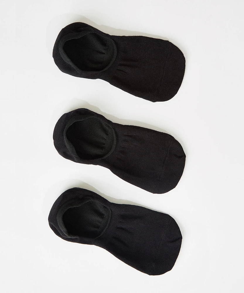 3-Pack No-Show Socks