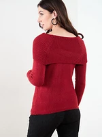 Marilyn Neck Pullover Sweater