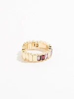 Multi-Stone Blackberry Stretch Ring