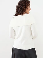 Petite Marilyn Neck Pullover Sweater