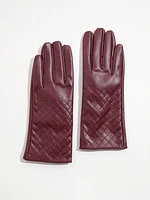 Vegan Leather Gloves