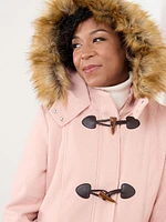 Petite Hooded Duffle Coat