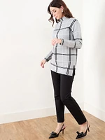 Mock Neck Tunic Sweater