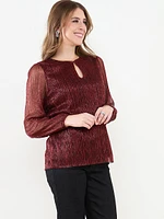 Deep Ruby Shimmer Top