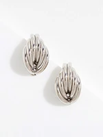 Silver Braided Earring