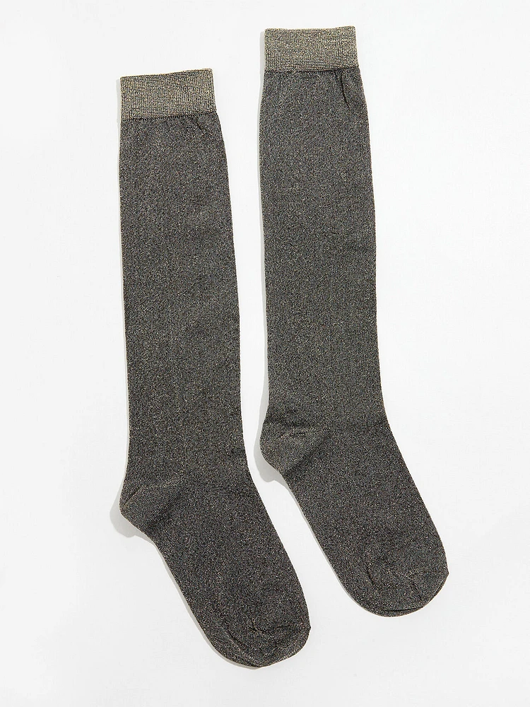 Lurex Trouser Socks