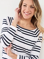 3/4 Sleeve Cotton-Blend Top
