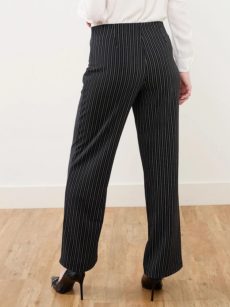 Trisha Wide-Leg Trouser Scuba Crepe