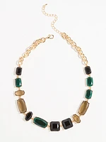 Gemstone Gold Necklace