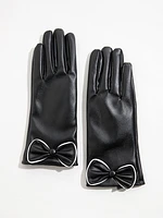 Bow Detail Gloves