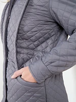 Petite Quilted Mid-Weight Vegan Down Coat