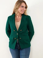 Petite Associate Boucle Blazer