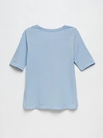 Petite Scoop Neck T-shirt