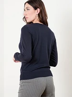 Boatneck Pullover Sweater