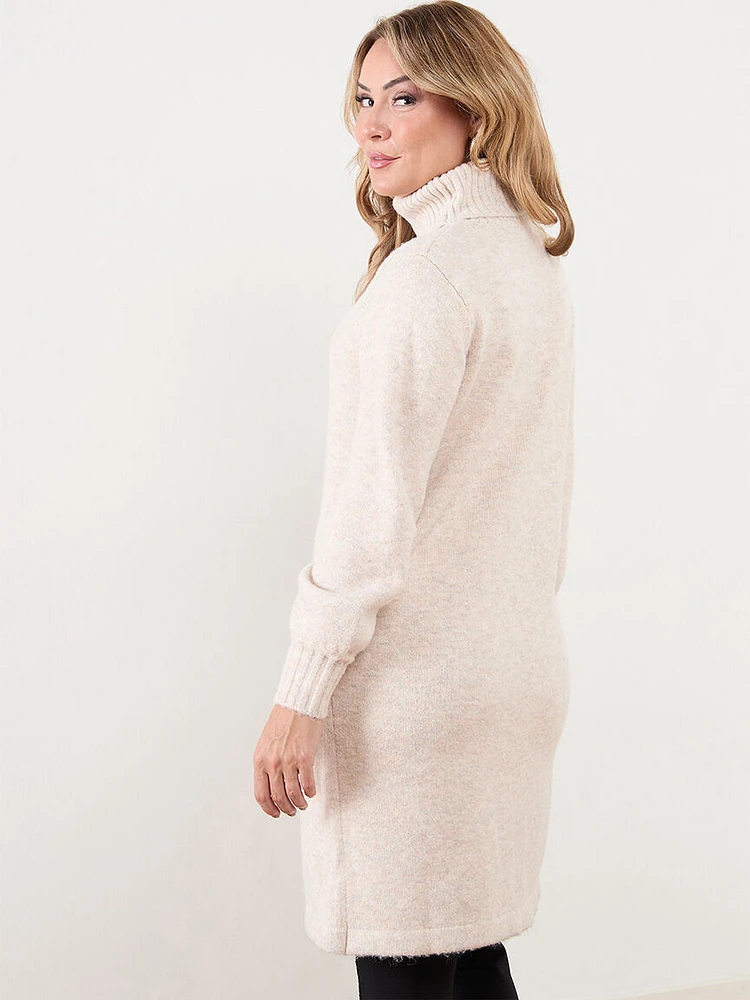 Petite Turtleneck Tunic Sweater