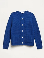 Button Front Knit Cardigan