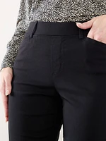 Emily Microtwill Slim Leg Pant