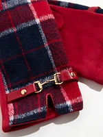 Red Plaid Gloves