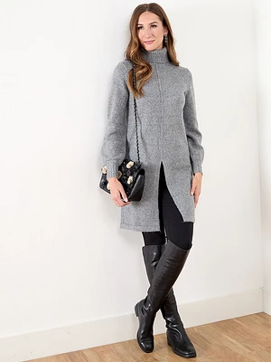 Turtleneck Tunic Sweater