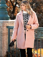 Boucle Lipstick Coat