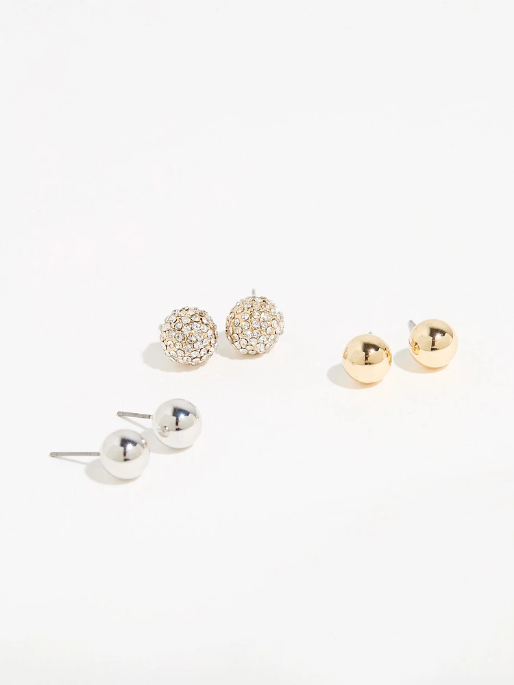 Stud Ball Earring Pack