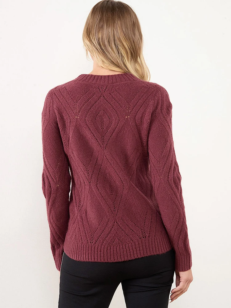 Pointelle Sweater