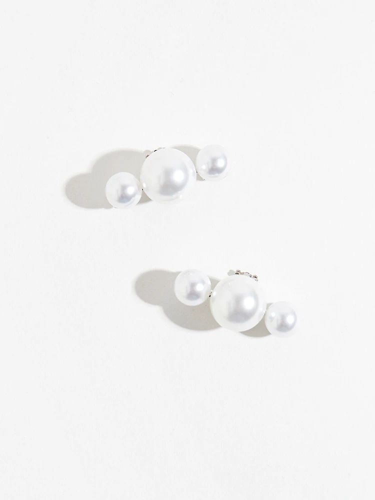 Pearl Bead Shoe Clips