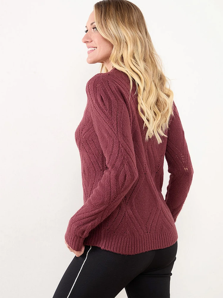 Pointelle Sweater