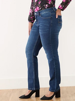 Sofia Dark Wash Straight Leg Jeans