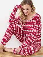 Soft V-Neck Jogger Pajama Set