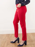 Emily Red Slim Leg Pants