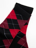 Argyle Crew Socks