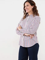 Collared Button Front Shirt