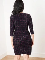 Luxe Stretch Wrap Dress