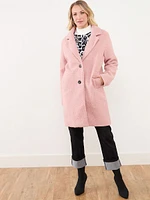 Boucle Lipstick Coat