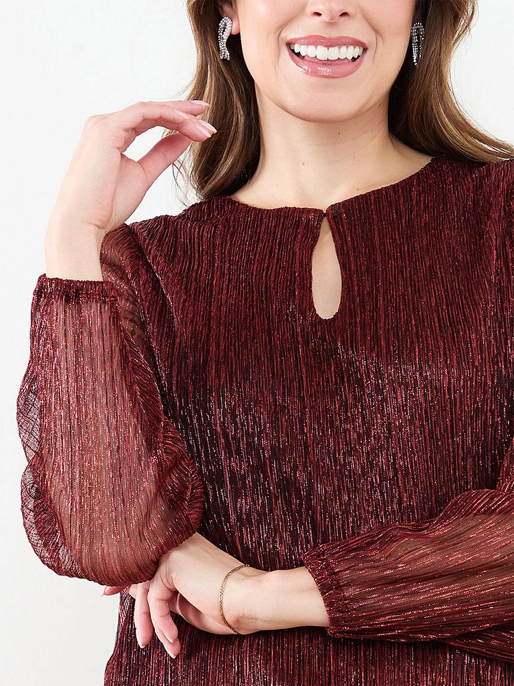 Deep Ruby Shimmer Top