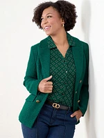 Petite Associate Boucle Blazer