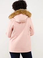 Petite Hooded Duffle Coat