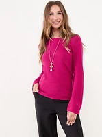 Bell Sleeve Pullover Sweater