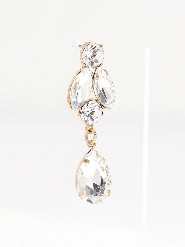 Crystal Teardrop Earrings