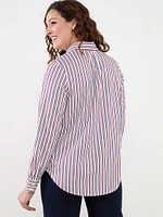 Collared Button Front Shirt