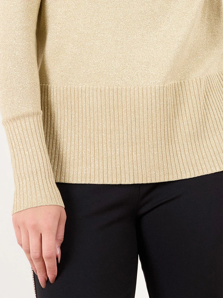 Knit Turtleneck Pullover Sweater