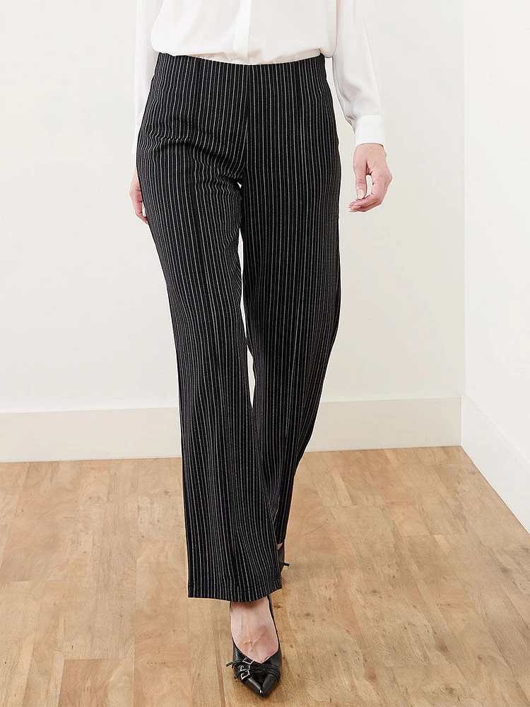 Trisha Wide-Leg Trouser Scuba Crepe