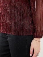 Deep Ruby Shimmer Top